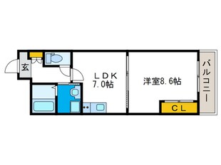 プリマルーチェ大正の物件間取画像